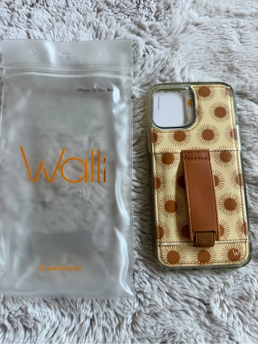 Walli Case Stylish Floral and Sun Pattern Phone Case bundle …..Apple 13proMax